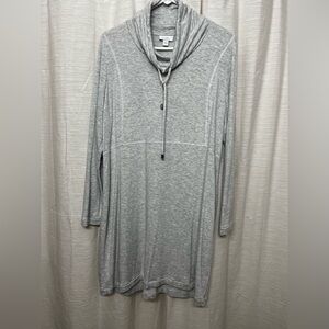 J. Jill Gray Cowl Neck Dress